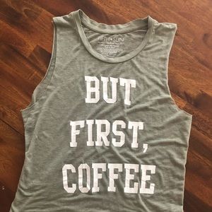 Thin vintage style workout tank